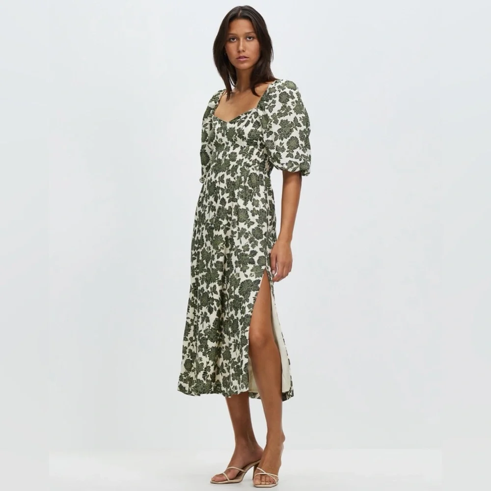 MON RENN Botanic Midi Dress - Picture 1 of 7